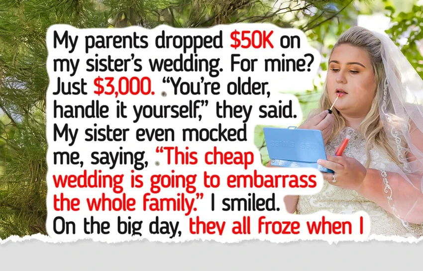 There’s nothing quite as painful as realizing family favoritism can be measured in dollars. When parents pour tens of thousands into one child’s perfect wedding
