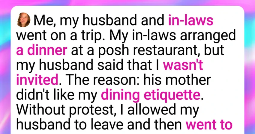 In the midst of familial obligations and societal pressures, a young woman finds herself on a «family trip» with her in-laws,